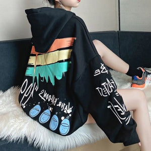 ビッグサイズプリントパーカーWGver◆トップス パーカー M、L、XL