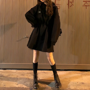 ミドル丈パーカーワンピース◆ワンピース M、L、XL、XXL、XXXL