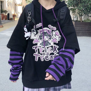 イラストプリントパーカーTTver◆トップス パーカー S、M、L、XL、XXL