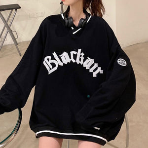 Vネックラージサイズトレーナー◆トップス M、L、XL