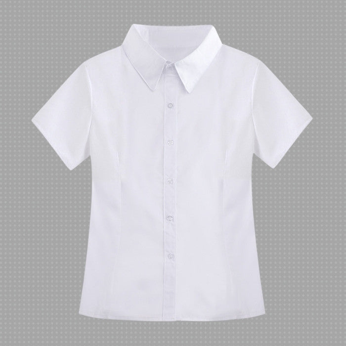 【サービス品】半袖無地シャツスリムフィットタイプ◆トップス　XS、S、M、L、XL、XXL、XXXL