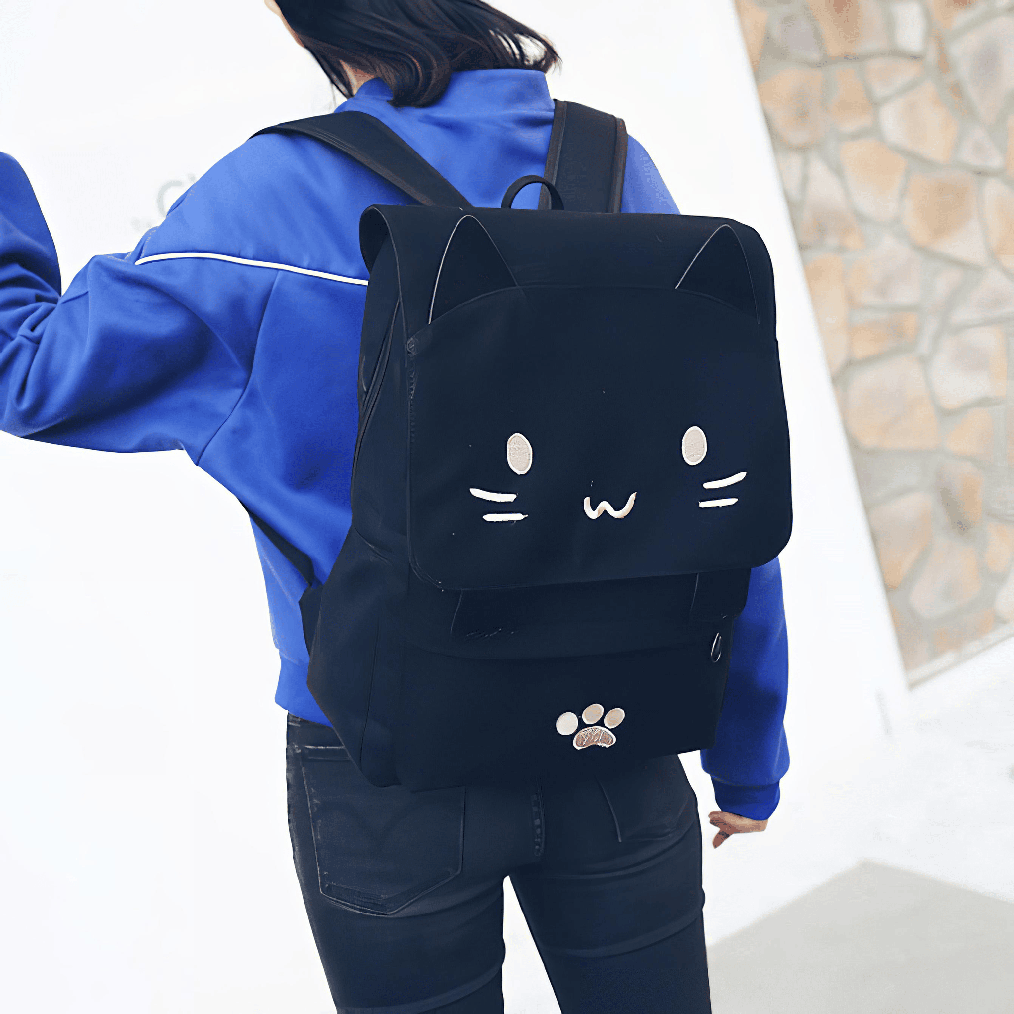 猫耳モチーフ大容量バックパック◆バックパック バッグ