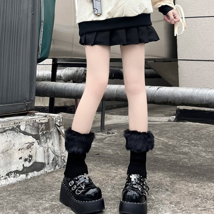 【10/5(日)までお値下げ】SUGER ROSE フォックスファー ジレ NOVESSEL【ノベセル】ファーレッグウォーマー/全2色