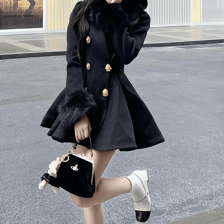 flower様 Chesty ブラック フード付き Aラインコート プリンセス flower様 Chesty ブラック フード付き Aラインコート プリンセス