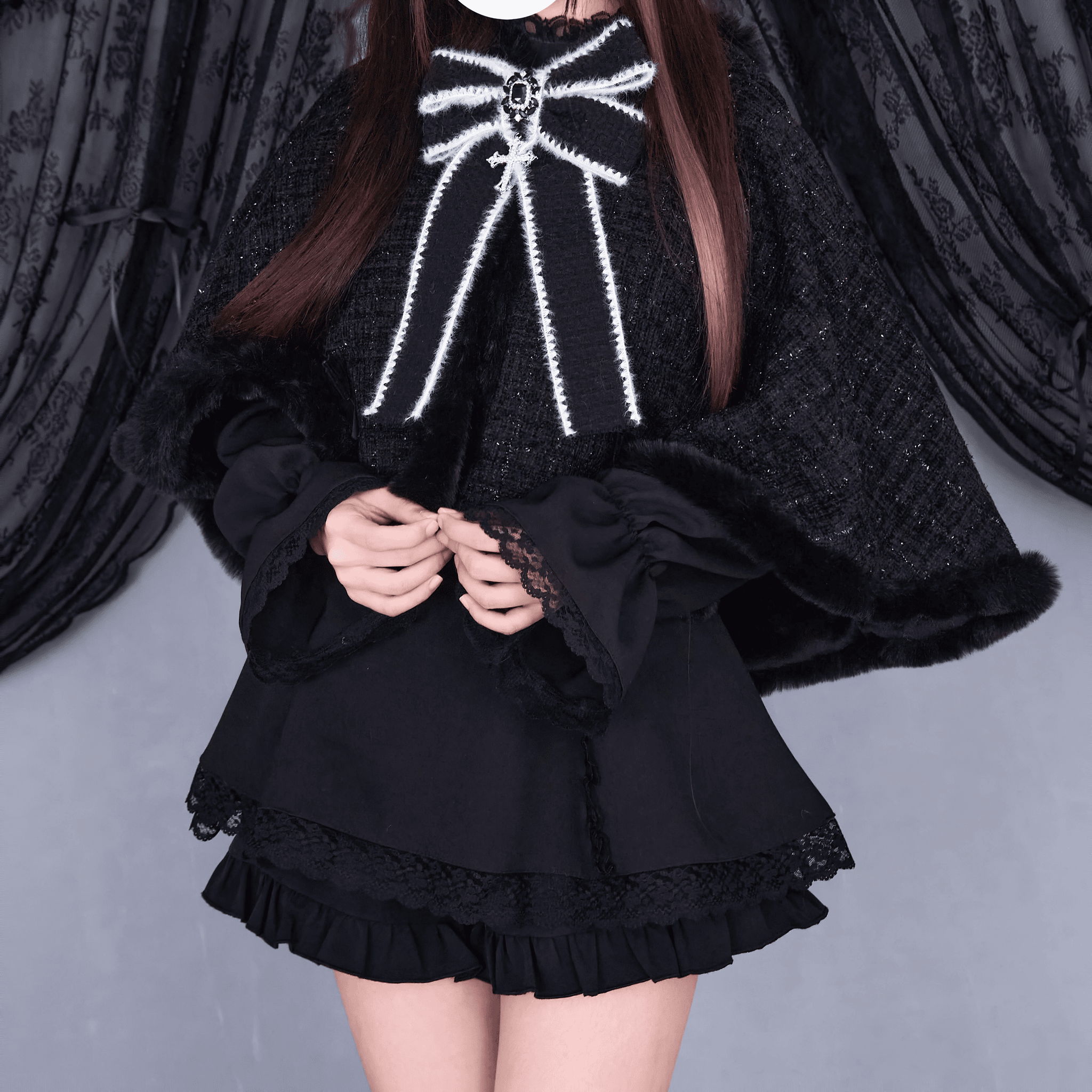 Nogenki コート Fサイズ リボン付き リボンシングルブレストコート – NoGenki