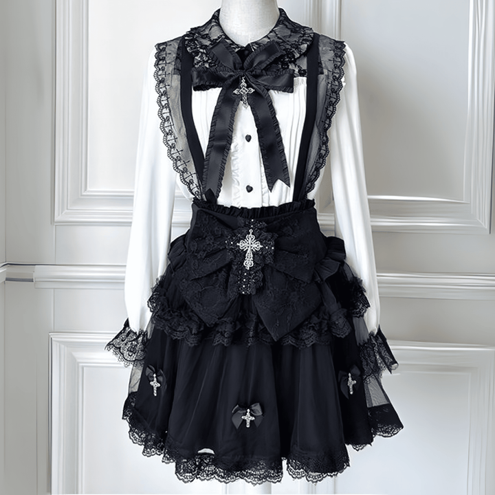 オーダー受け付け中♪ラベンダー♡フリルとレースの入学、入園準備に♪ LaLaTulle USA/インポート】オープンバスト キャミソール