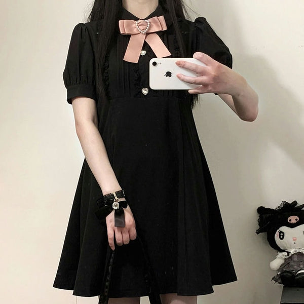 フェイクツーピースユニセックスルーズトップス