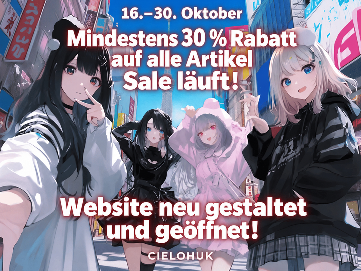 Hinweis zum Sale anlässlich der Neugestaltung