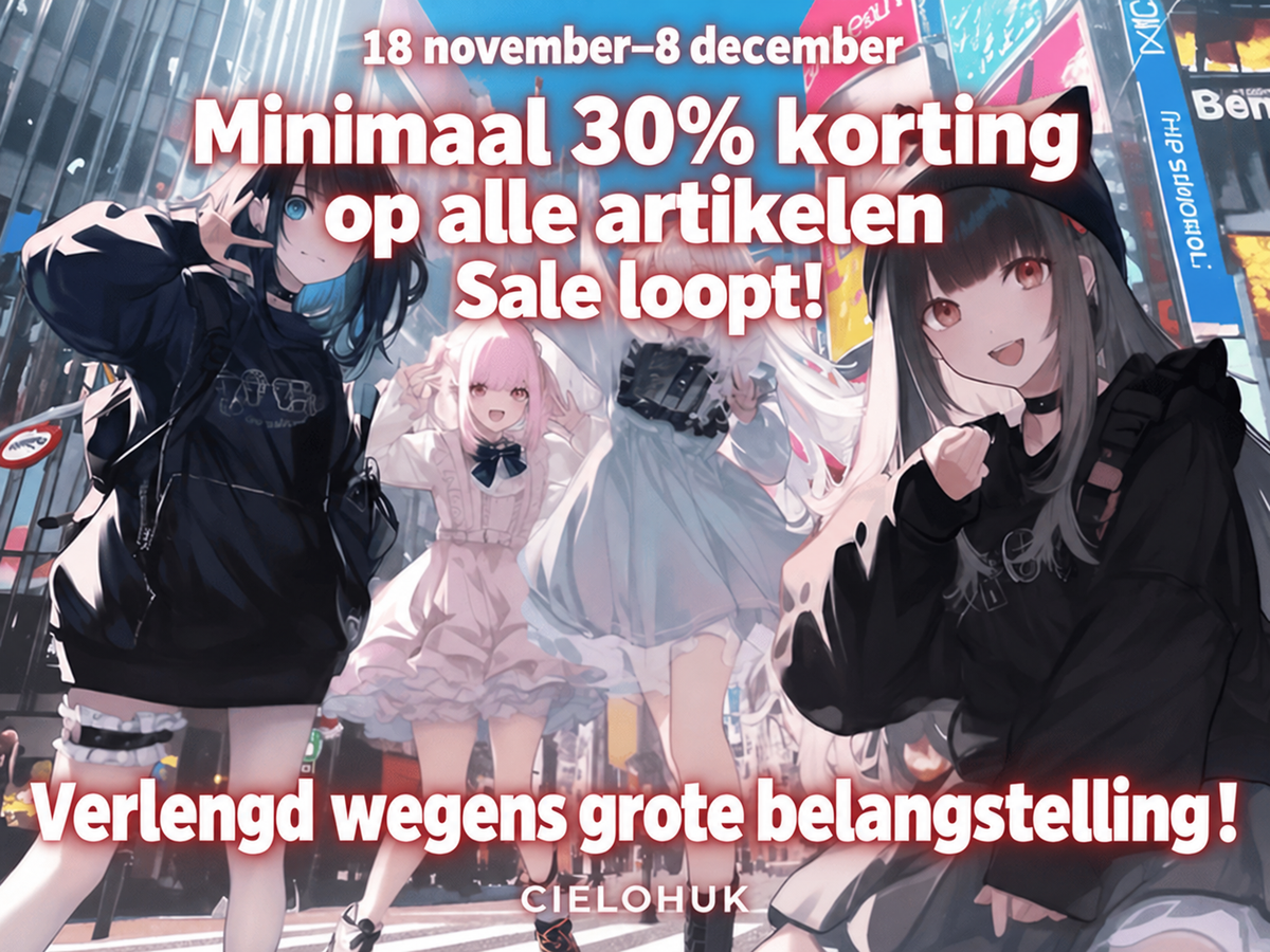 Aankondiging: de sale is verlengd