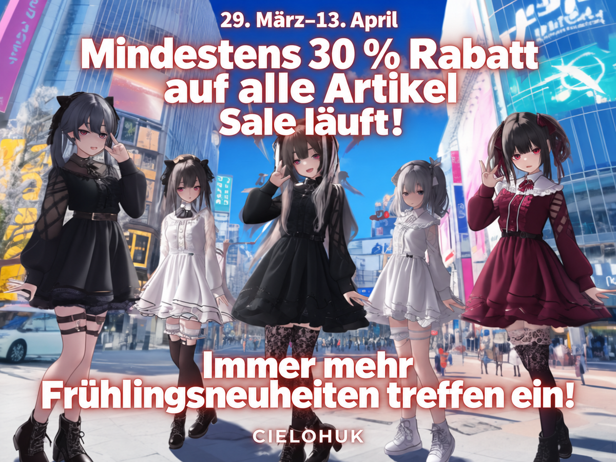 Unser Sale mit neuen Frühlingsartikeln läuft!