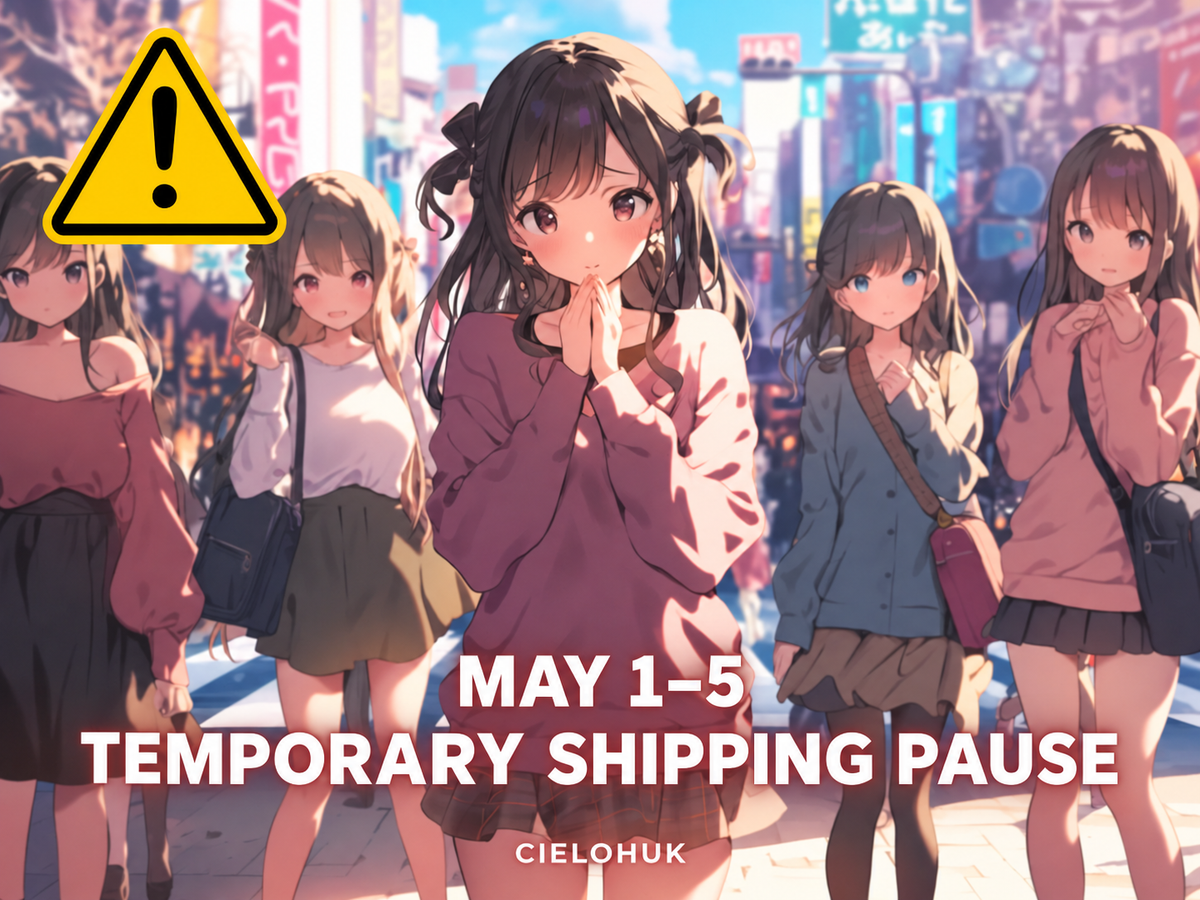 Shipping Paused During Golden Week (May 1–5)