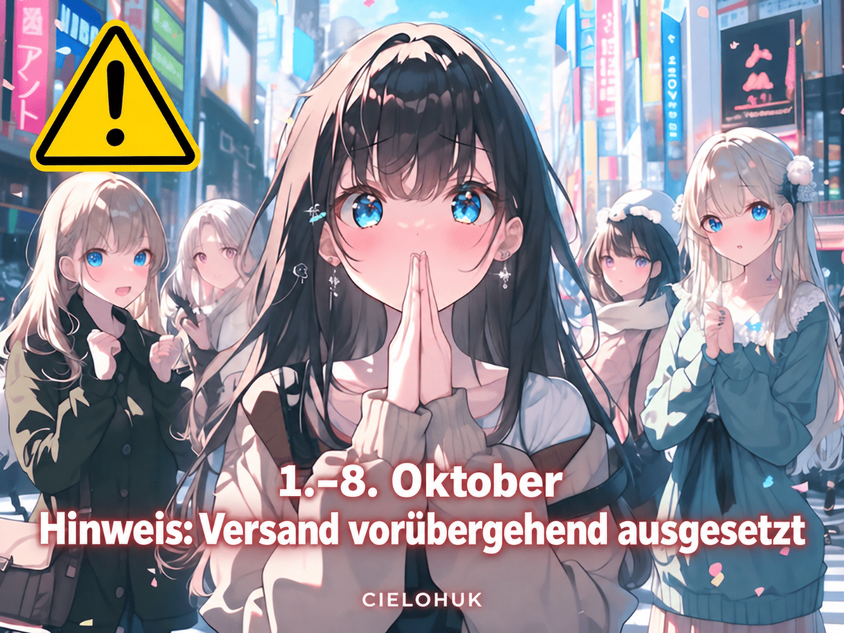 Hinweis: vorübergehende Versandpause vom 1. Oktober bis zum 8. Oktober