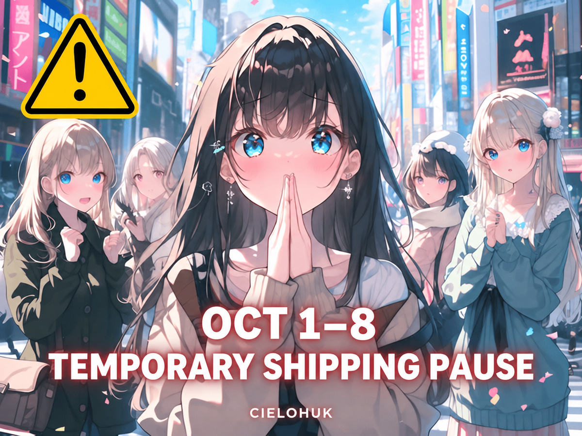 Temporary Shipping Pause: October 1–8