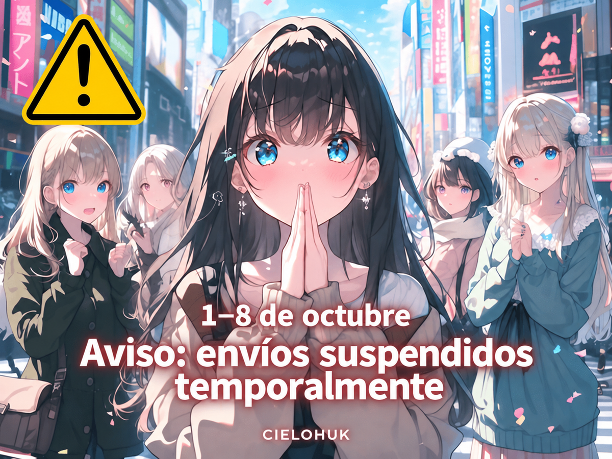 Aviso: suspensión temporal de los envíos del 1 de octubre al 8 de octubre