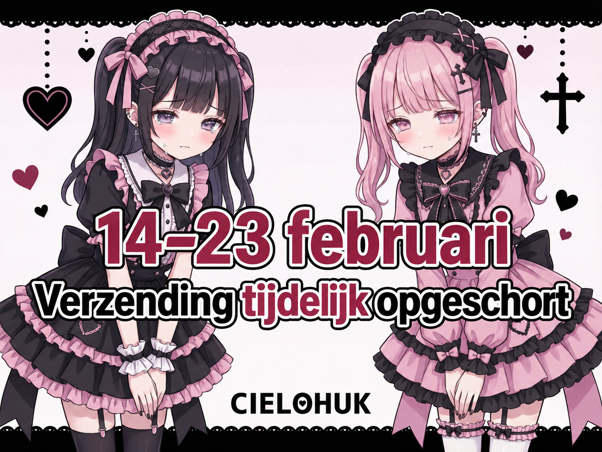 Aankondiging: verzending tijdelijk stil van 14 februari～23 februari